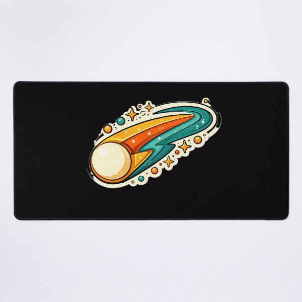Item preview, Retro Shooting Star – Mid Century Atomic Comet Art designed and sold by Galskap.