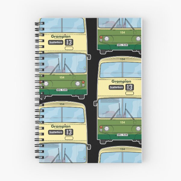 Item preview, Grampian Regional Transport (GRT) Atlantean Bus 154 NRG154M Aberdeen 70s 80s 90s  Illustration designed and sold by BFXIII.