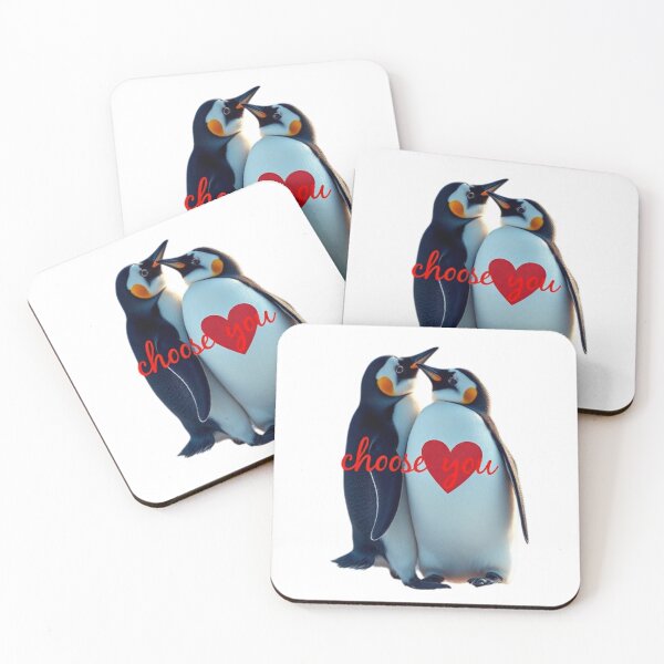 Item preview, Penguin Love Valentine's Day Design designed and sold by AKANKEDESIGN.