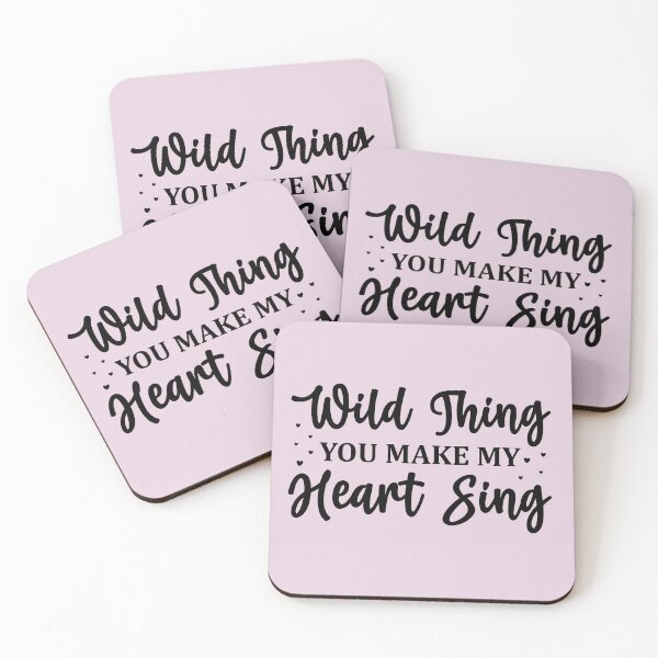 Item preview, Wild Thing You Make My Heart Sing – Romantic Hand Lettered Quote designed and sold by HEFEEL.
