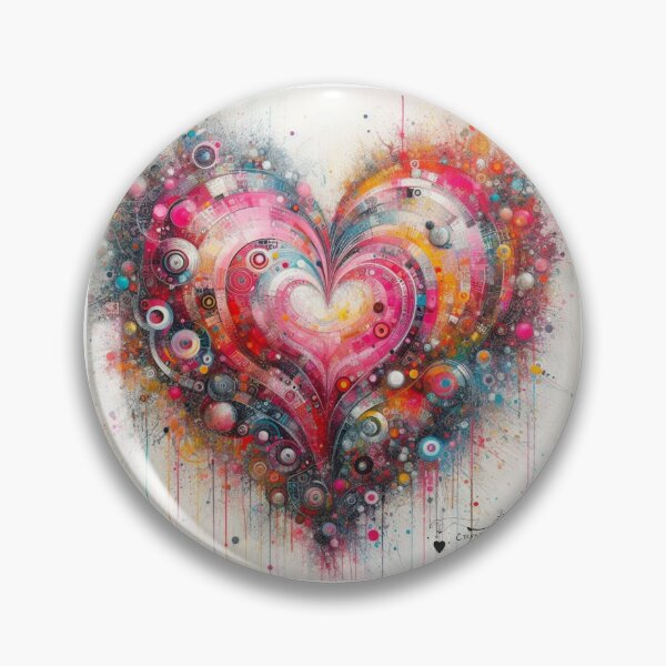 Artikelvorschau, Radiant Pulse: Das unendliche Herz (Meine KI-Kunst) entworfen und verkauft von Goodbrain_Arts.
