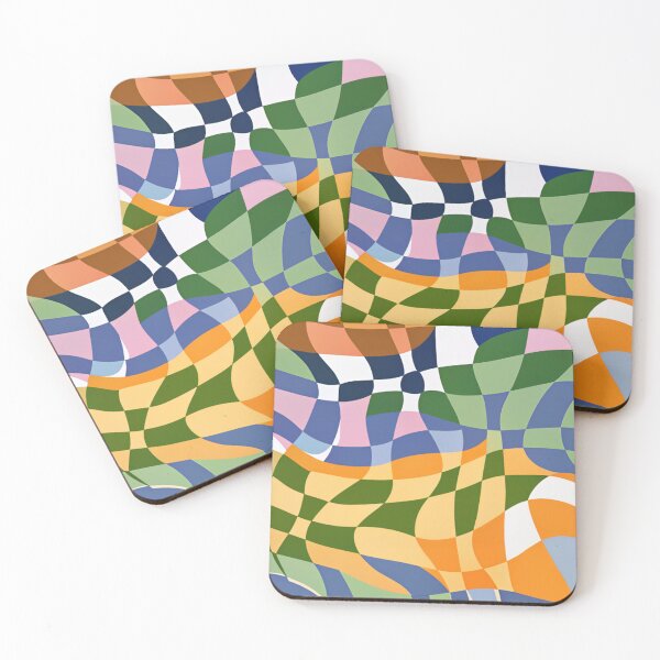 Artikelvorschau, Bauhaus Abstract Wavy Checkerboard entworfen und verkauft von Timegraf.