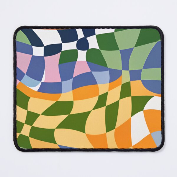 Artikelvorschau, Bauhaus Abstract Wavy Checkerboard entworfen und verkauft von Timegraf.