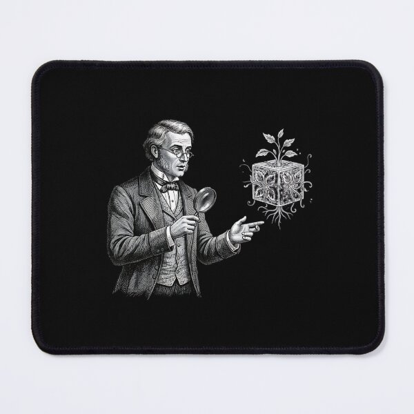 Item preview, Victorian Space Botanist Etching designed and sold by HoruxDesign.
