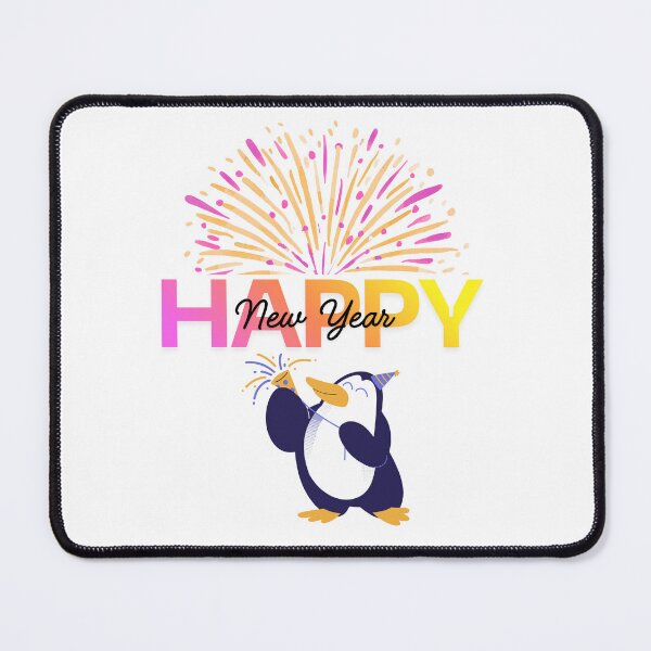 Item preview, Happy New Year With a Funny Penguin. designed and sold by Dinasshop.