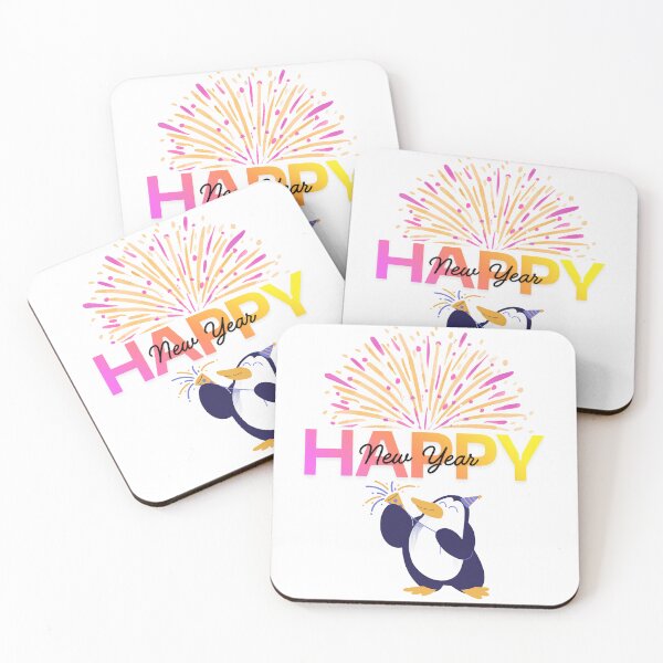 Item preview, Happy New Year With a Funny Penguin. designed and sold by Dinasshop.