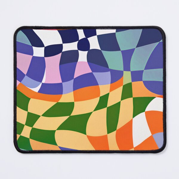 Artikelvorschau, Bauhaus Abstract Wavy Checkerboard entworfen und verkauft von Timegraf.