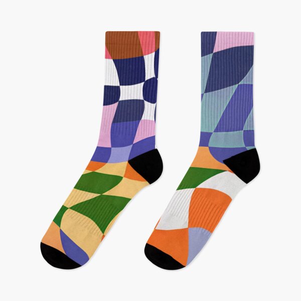 Artikelvorschau, Bauhaus Abstract Wavy Checkerboard entworfen und verkauft von Timegraf.