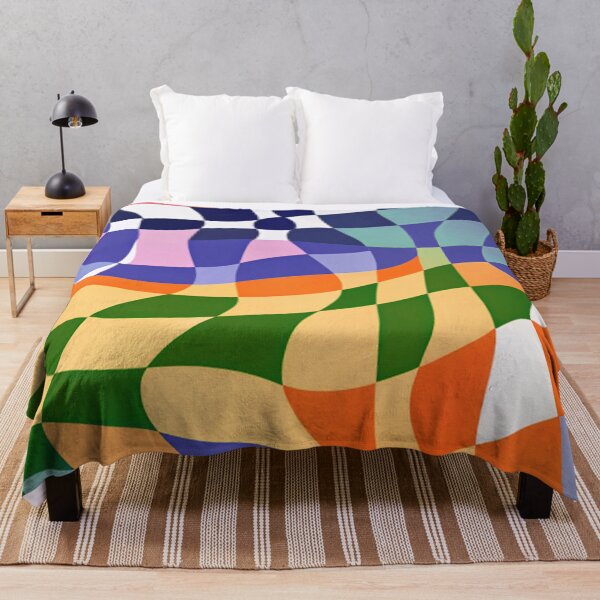 Item preview, Bauhaus Abstract Wavy Checkerboard designed and sold by Timegraf.