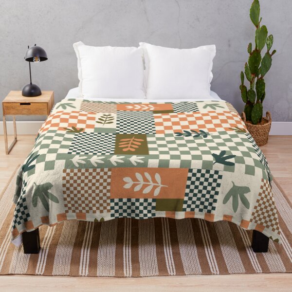 Item preview, Fox and Rabbit Forest Family Patchwork Seamless Repeat designed and sold by Sharon Schwalbe.