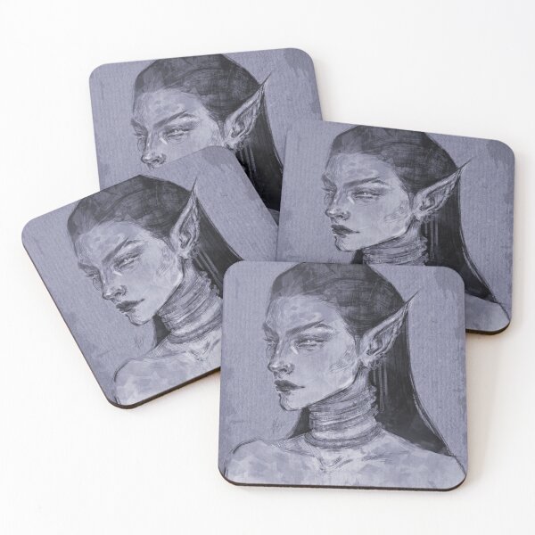 Item preview, FANTASY ELF WOMAN PORTRAIT PURPLE designed and sold by LIS AND MELIVERSO.