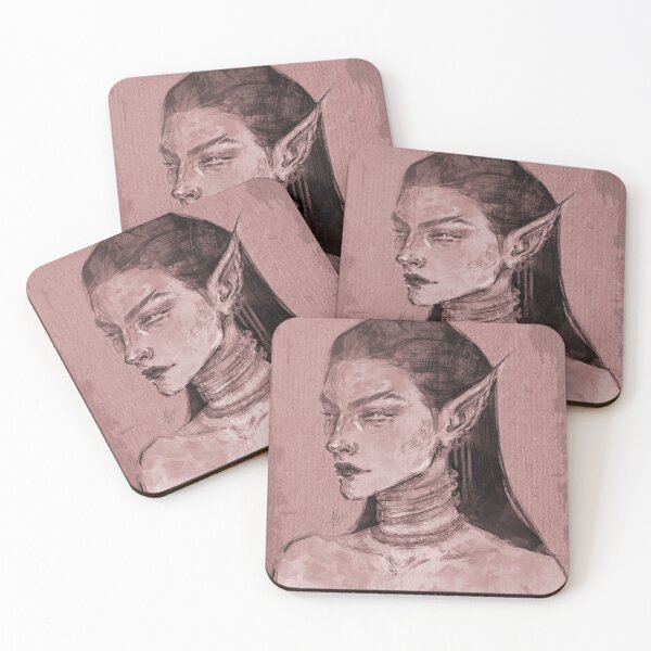 Item preview, FANTASY ELF WOMAN PORTRAIT ROSE designed and sold by LIS AND MELIVERSO.
