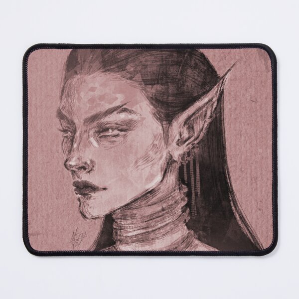 Item preview, FANTASY ELF WOMAN PORTRAIT ROSE designed and sold by LIS AND MELIVERSO.