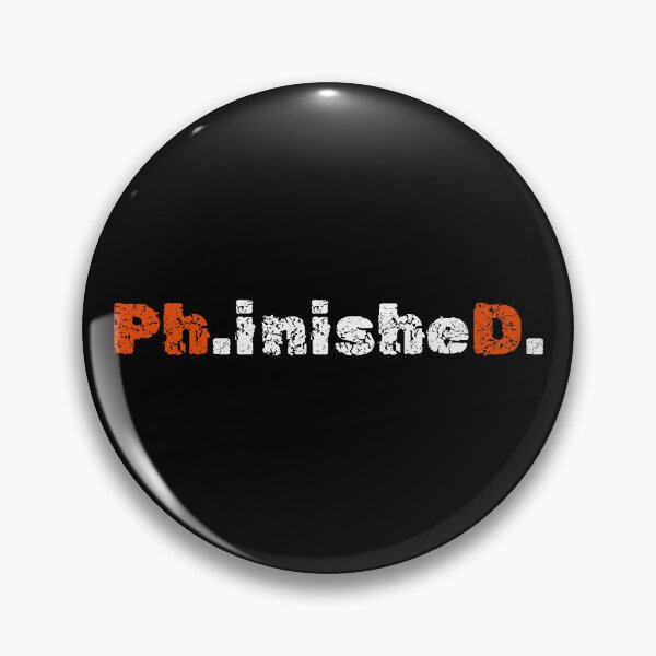 Item preview, Phinished – on Black Graduation Design for PhD Graduates designed and sold by Artycom.