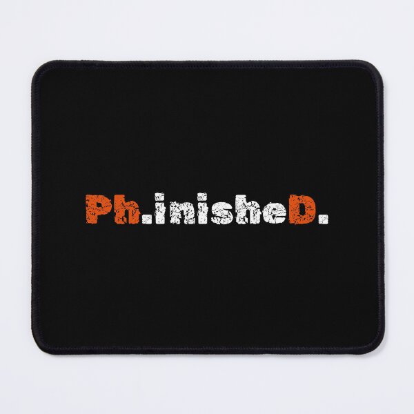 Item preview, Phinished – on Black Graduation Design for PhD Graduates designed and sold by Artycom.