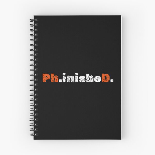 Item preview, Phinished – on Black Graduation Design for PhD Graduates designed and sold by Artycom.