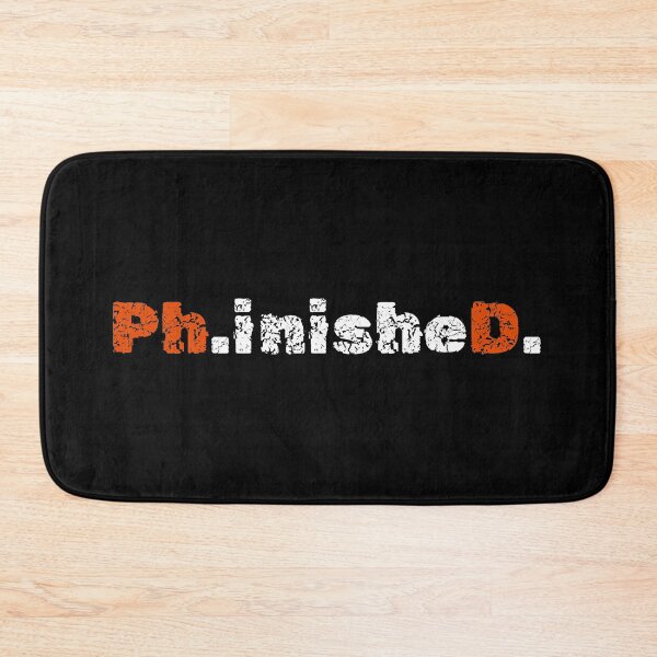 Item preview, Phinished – on Black Graduation Design for PhD Graduates designed and sold by Artycom.
