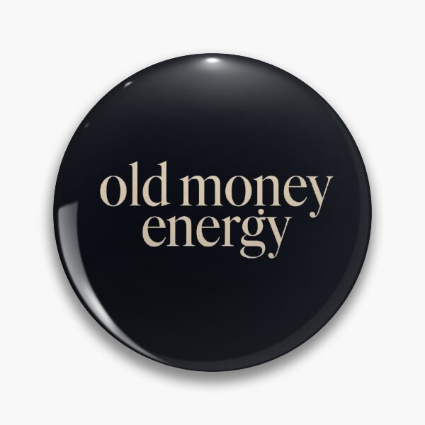 Item preview, Old money energy typography in beige on white designed and sold by Rue Market.