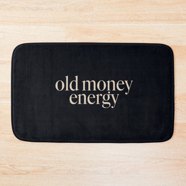Item preview, Old money energy typography in beige on white designed and sold by Rue Market.
