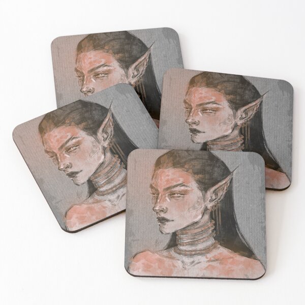 Item preview,  FANTASY ELF WOMAN PORTRAIT ORANGE designed and sold by LIS AND MELIVERSO.