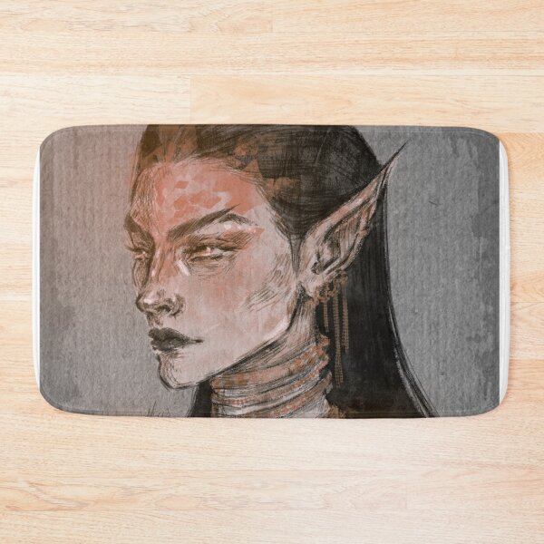 Item preview,  FANTASY ELF WOMAN PORTRAIT ORANGE designed and sold by LIS AND MELIVERSO.
