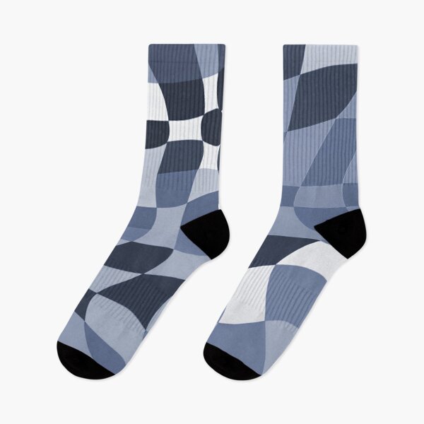 Aperçu de l'œuvre Bauhaus Abstract Wavy Checkerboard créée et vendue par Timegraf.