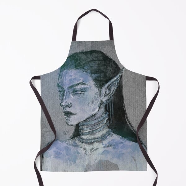Item preview, FANTASY ELF WOMAN PORTRAIT PINKISH LIGHT BLUE designed and sold by LIS AND MELIVERSO.