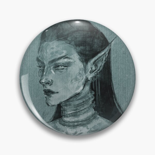 Item preview, FANTASY ELF WOMAN PORTRAIT TEAL designed and sold by LIS AND MELIVERSO.