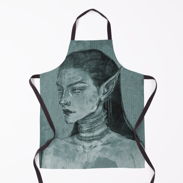 Item preview, FANTASY ELF WOMAN PORTRAIT TEAL designed and sold by LIS AND MELIVERSO.