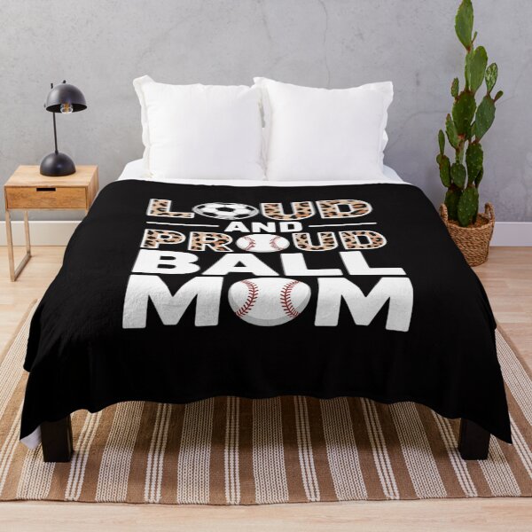 Item preview, Loud and Proud Ball Mom Leopard Soccer Baseball Player Mom 2 designed and sold by teltvitossuilea.
