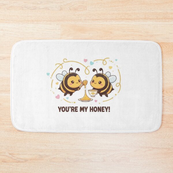 Item preview, You Are My Honey - Cute Bee Couple Valentine Illustration designed and sold by sma44.