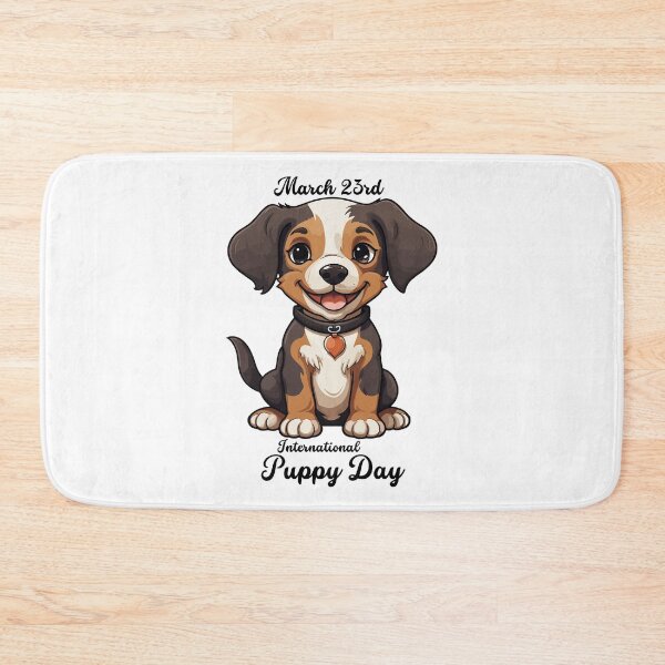 Item preview, International Puppy Day designed and sold by GOLDENGARDENART.