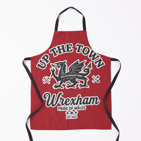 Item preview, Up the town Wrexham Pride of Wales Retro Vintage designed and sold by Red-since-1892.