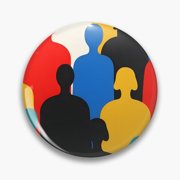 Item preview, Bauhaus Abstract Crowd designed and sold by Timegraf.