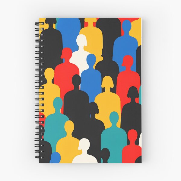 Item preview, Bauhaus Abstract Crowd designed and sold by Timegraf.