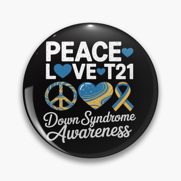 Item preview, Peace Love Cure World Down Syndrome Day 321 Awareness designed and sold by teltvitossuilea.