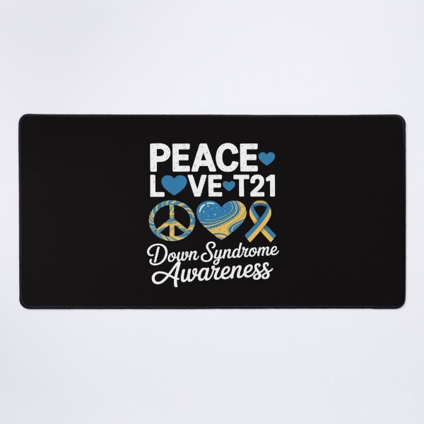 Item preview, Peace Love Cure World Down Syndrome Day 321 Awareness designed and sold by teltvitossuilea.