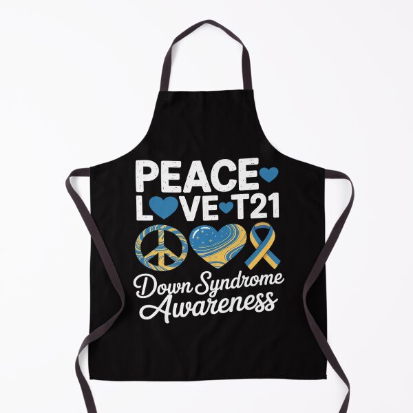Item preview, Peace Love Cure World Down Syndrome Day 321 Awareness designed and sold by teltvitossuilea.