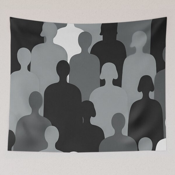 Item preview, Bauhaus Abstract Crowd designed and sold by Timegraf.