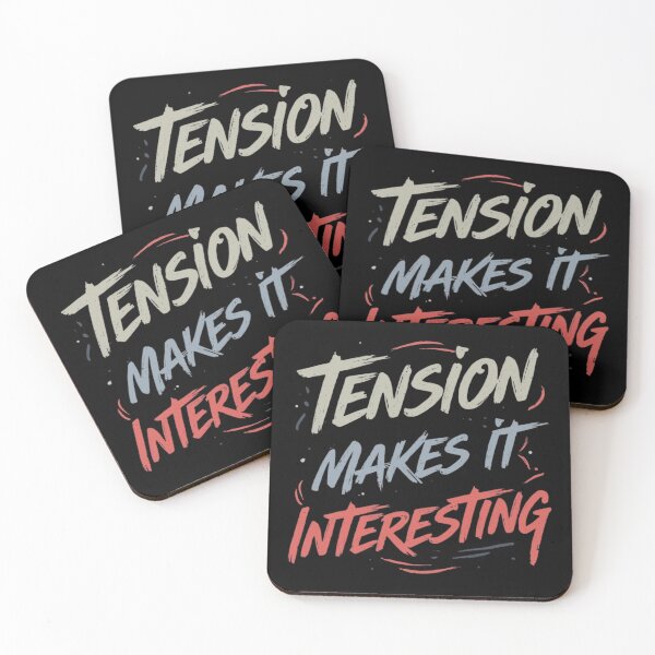 Item preview, Tension Makes It Interesting - Artistic Typography designed and sold by pixeldrift-art.