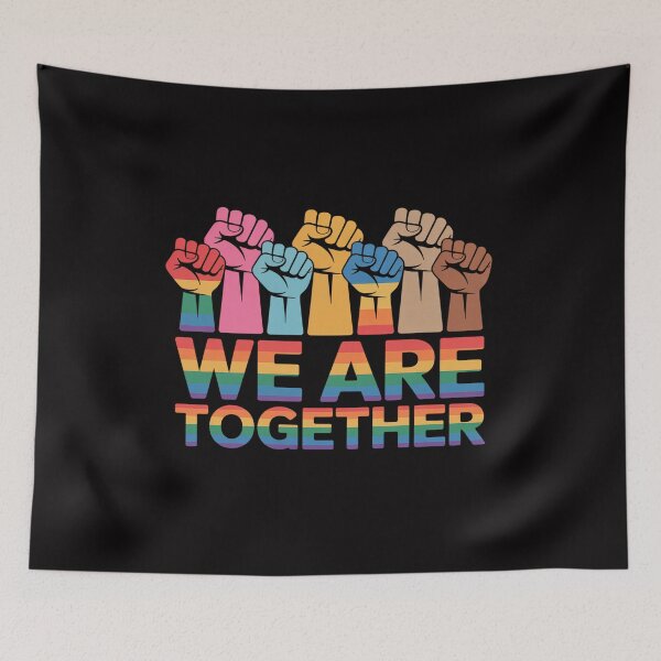 Item preview, We Rise Together LGBT Raised Fist Equality designed and sold by teltvitossuilea.