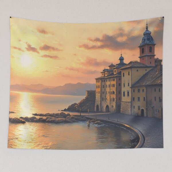 Item preview, Small town on the Riviera di Levante designed and sold by sid1802.