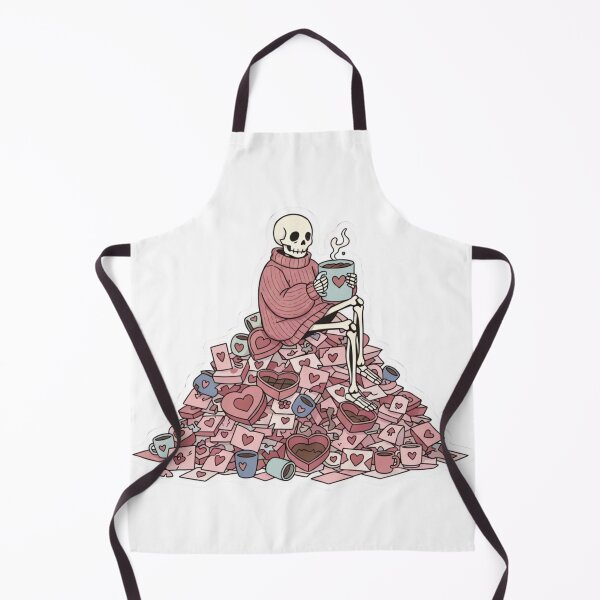 Item preview, Dead Inside But Caffeinated Skeleton Anti-Valentine Coffee Lover designed and sold by ARTReMi.