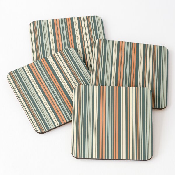 Item preview, Fox and Rabbit Forest Family Stripe 2 Seamless Repeat designed and sold by Sharon Schwalbe.