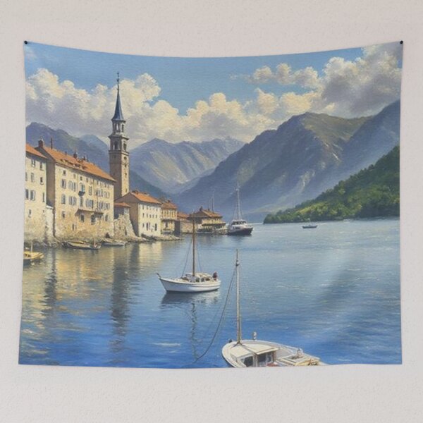 Item preview, Coastal village in Montenegro designed and sold by sid1802.