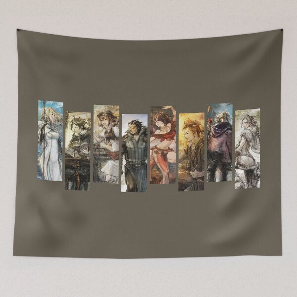 Item preview, Octopath Traveler Characters designed and sold by iWumbo.