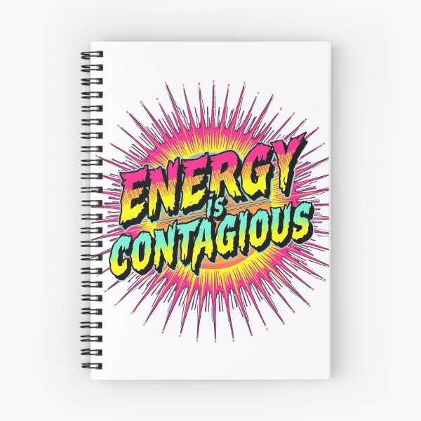 Item preview, Energy is Contagious designed and sold by RisingWolfStudio.