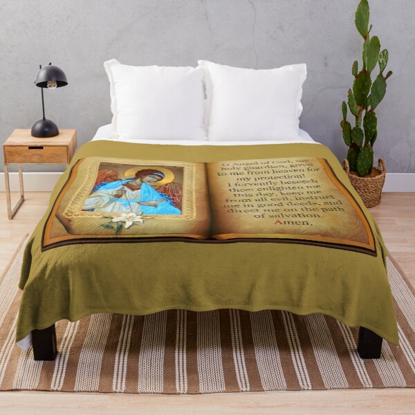 Item preview, Prayer to the Guardian Angel in English– Orthodox Bible Art Sticker  designed and sold by orthodox-icon.