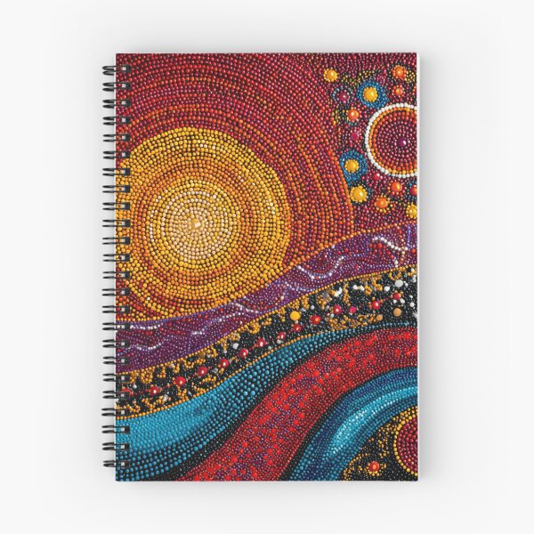 Item preview, Aboriginal Inspired Dot Art - Great Sunrise designed and sold by GrinGalore.
