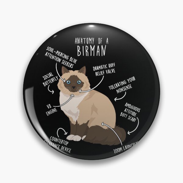 Item preview, Birman Cat Anatomy designed and sold by Clara Hollins.